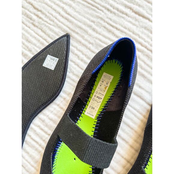 Rothy’s Black Mary Jane The Point Flats - Picture 6 of 7